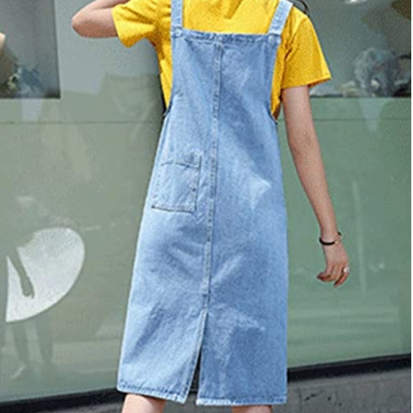 *SOLD-Overall Jean dress - Picture 2 of 5